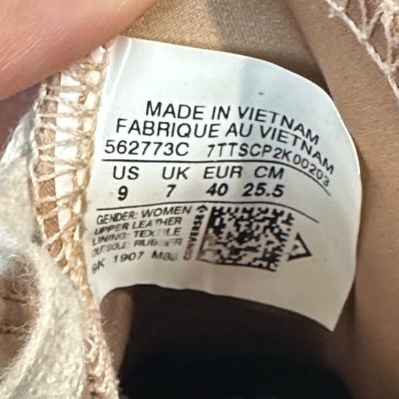 Converse CTAS Metallic Lift Platform Hi Sneakers Size 9 - Picture 13 of 15